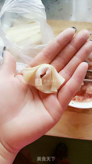 鲜肉小馄饨的做法步骤：5