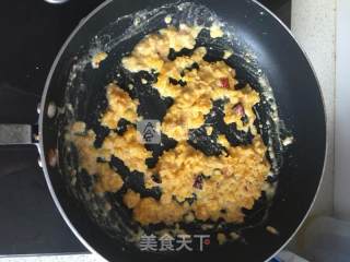 鸭蛋黄焗苦瓜的做法步骤：4