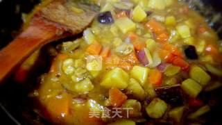 白领快手菜--【咖喱鸡肉】的做法步骤：4