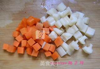 蜜汁什锦烤麸的做法步骤：2