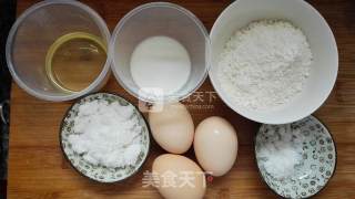 6寸戚风蛋糕的做法步骤：1