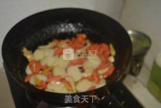 京式炒年糕的做法步骤：4