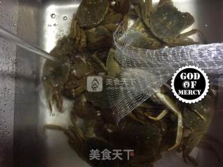 金秋美味清蒸螃蟹的做法步骤：2