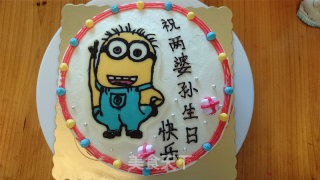 卡通转印芝士蛋糕的做法步骤：10