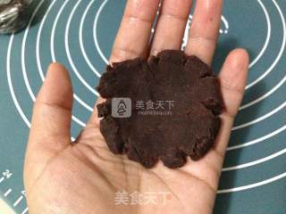 豆沙蛋黄广月的做法步骤：5
