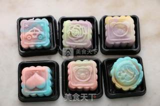 花样冰皮月饼的做法步骤：16