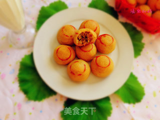 五仁自来红月饼的做法步骤：27
