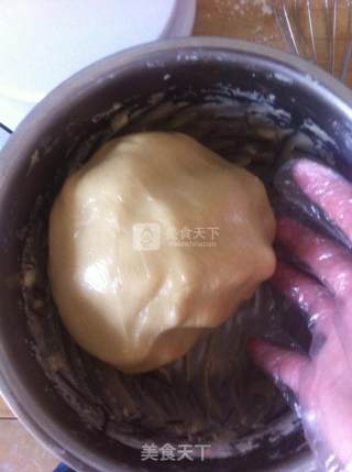 花生芝麻馅月饼的做法步骤：5