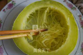 炝拌丝瓜的做法步骤：4