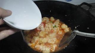 【肥肥妈的美味手记】——番茄炒花菜的做法步骤：5