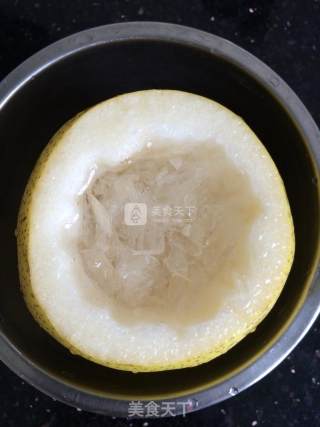 雪梨炖冰糖的做法步骤：3