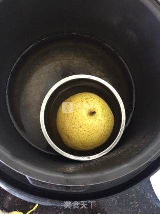雪梨炖冰糖的做法步骤：4
