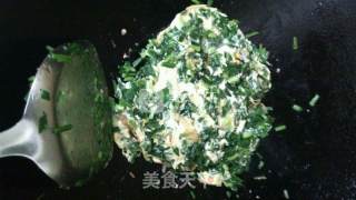 韭菜炒鸡蛋的做法步骤：5