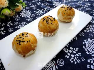 豆沙蛋黄酥的做法步骤：26