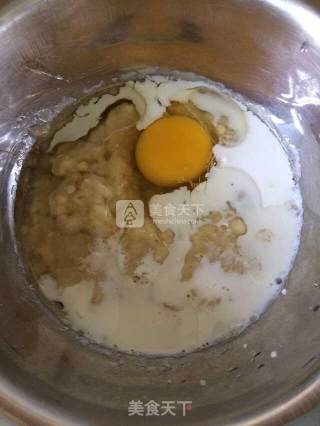 香蕉麦芬的做法步骤：2
