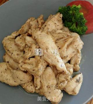 黑椒煎鸡胸肉的做法步骤：3