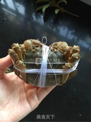 蒸河蟹的做法步骤：3