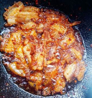蒜苗回锅肉的做法步骤：6
