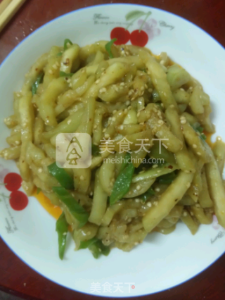 红油茄丝的做法步骤：8