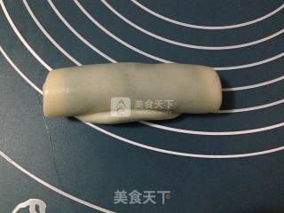 抹茶豆沙蛋黄酥的做法步骤：11