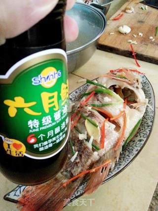 蒸红雕的做法步骤：8