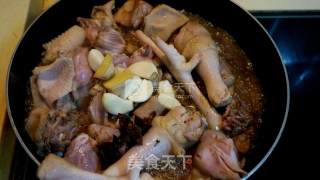 焖炖鸡肉豆腐干的做法步骤：5