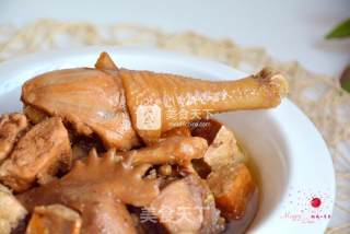 焖炖鸡肉豆腐干的做法步骤：11