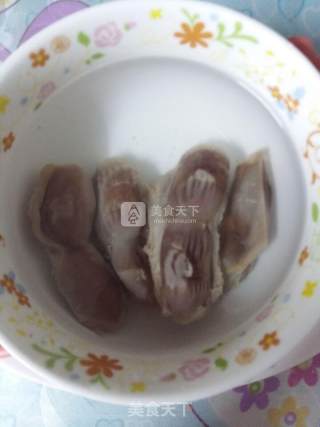 凉拌麻辣脆鸭肫的做法步骤：3