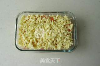 菠萝虾仁焗饭的做法步骤：8