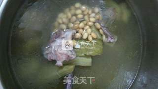 苦瓜黄豆煲扇骨的做法步骤：6