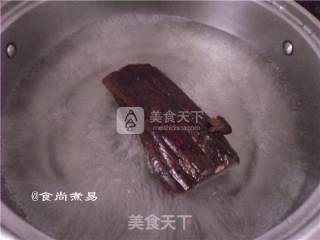 腊肉炒萝卜干的做法步骤：2