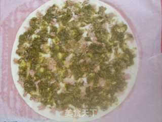 香酥素菜饼的做法步骤：4