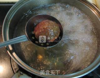 红烧猪肉莲藕丸子的做法步骤：10