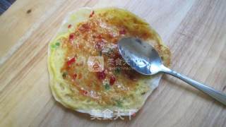 摊蛋烙饼卷----附红米糊的做法的做法步骤：7
