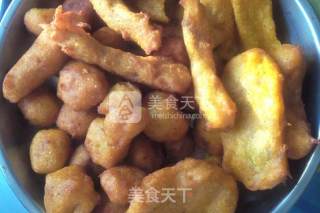 炸南瓜球的做法步骤：8
