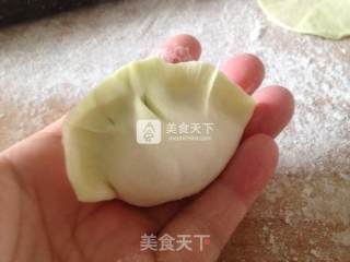 翡翠水饺的做法步骤：8