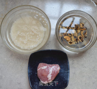 淡菜干肉末粥的做法步骤：1