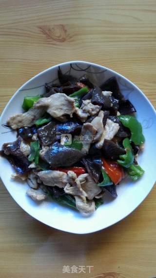木耳鸡肉片的做法步骤：9