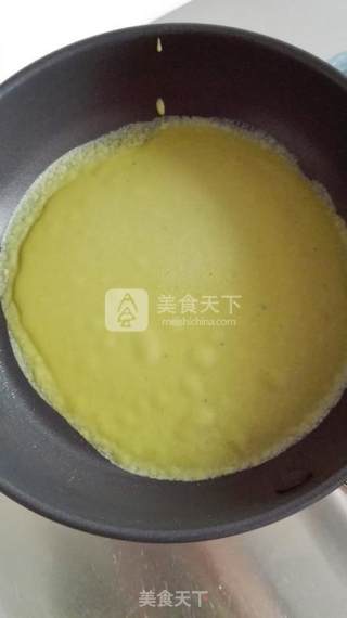 抹茶芒果班戟的做法步骤：10