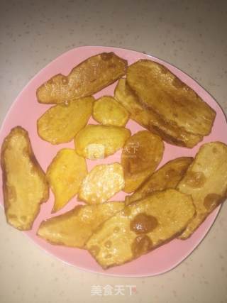 红薯片的做法步骤：3