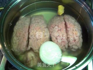凉拌羊脑的做法步骤：3