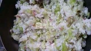 莲花白焖饭的做法步骤：6