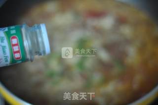 西红柿蛋花汤的做法步骤：9