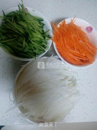 蛎蟥萝卜丝的做法步骤：3
