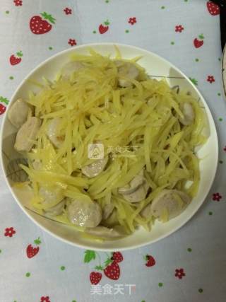 肉丸炒土豆的做法步骤：6
