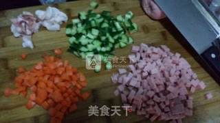 月亮蛋包饭！的做法步骤：1