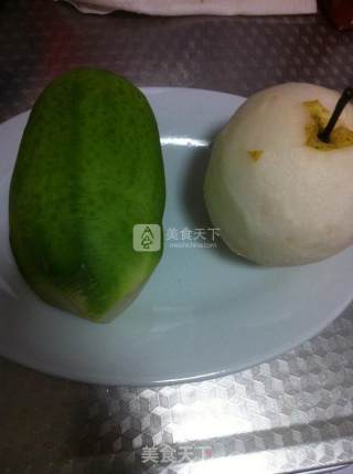 雪梨萝卜丝的做法步骤：1