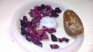 超好吃的面包机版鲜花酱——枸杞红枣红糖玫瑰花酱的做法步骤：4