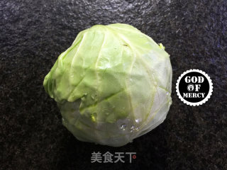 众荤之后的清口佳品-美白祛斑麻辣手撕包菜的做法步骤：1