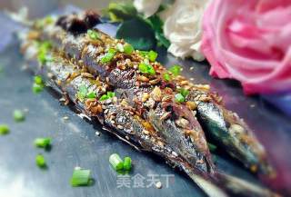 煎焖秋刀鱼的做法步骤：9